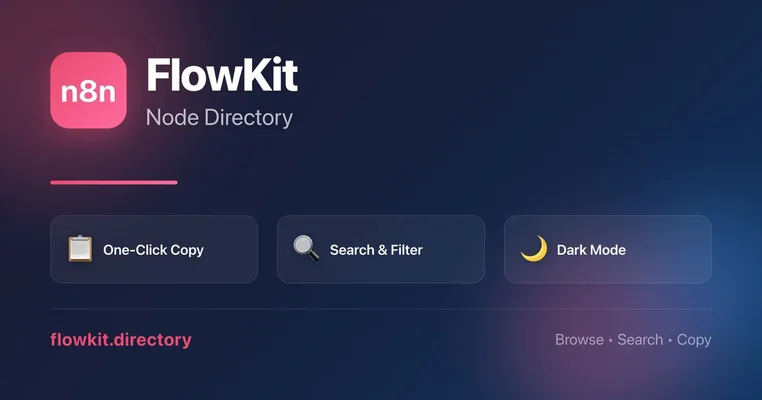 FlowKit - Free n8n, BuildShip & Make.com node library - GoHighLevel integration preview