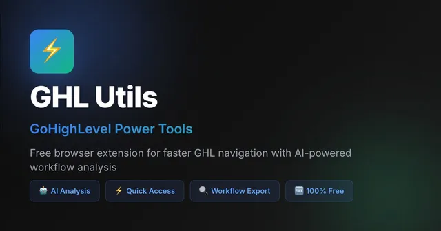 GHL Utils - Quick navigation tool for GoHighLevel preview screenshot