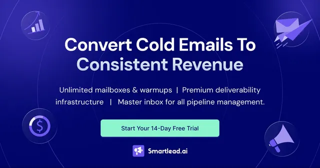 Smartlead - Unlimited cold email under $100/month preview screenshot